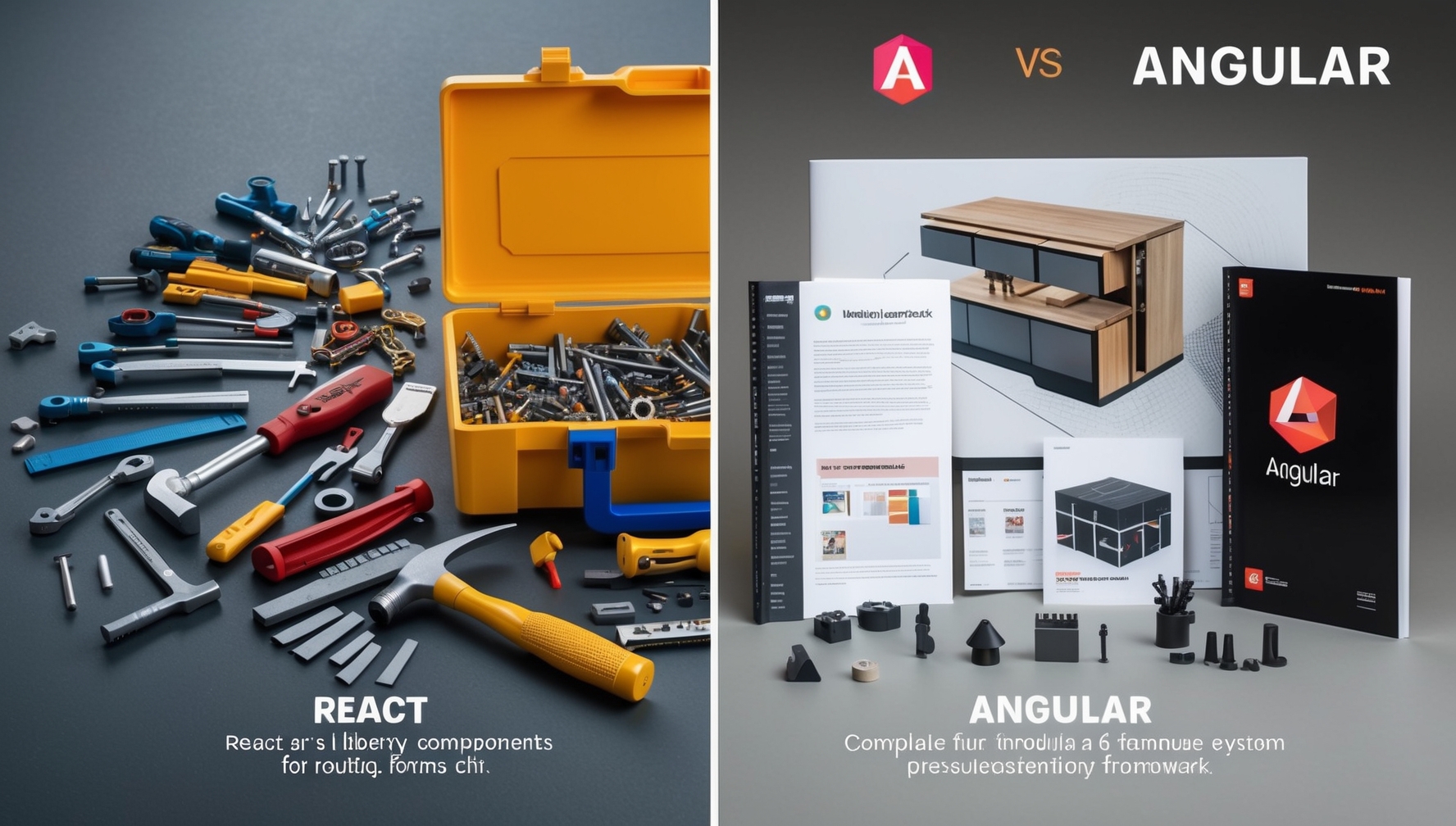 Por que React é Considerado uma Biblioteca e Angular um Framework